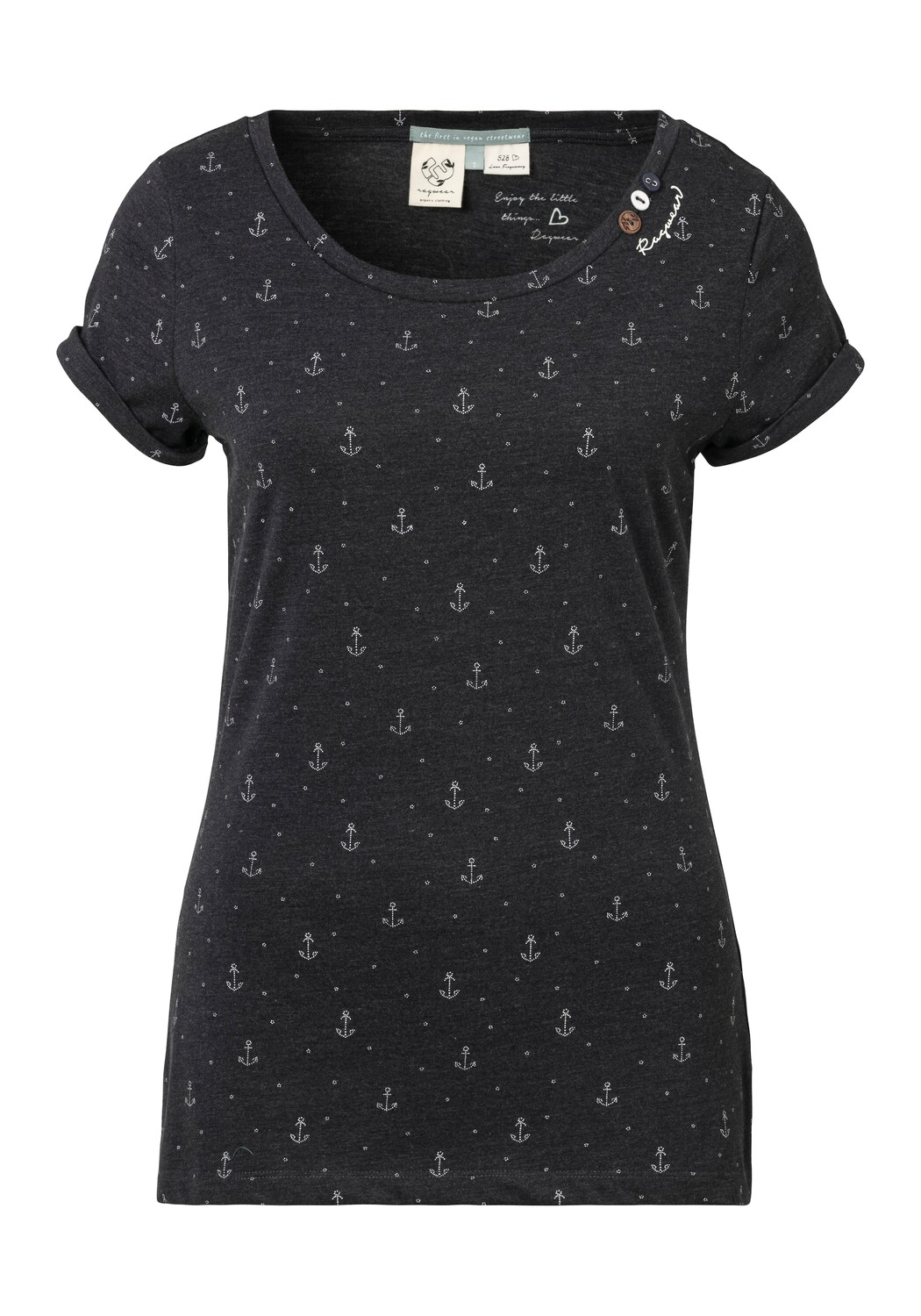 

Ragwear Футболка в темно-сером цвете