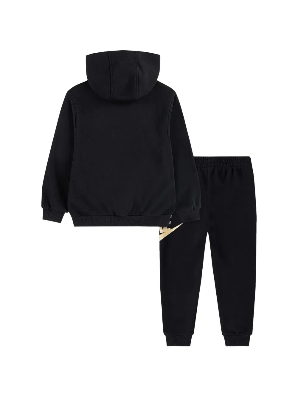 Спортивный костюм с капюшоном и логотипом Nike Kids, черный — фото 2
