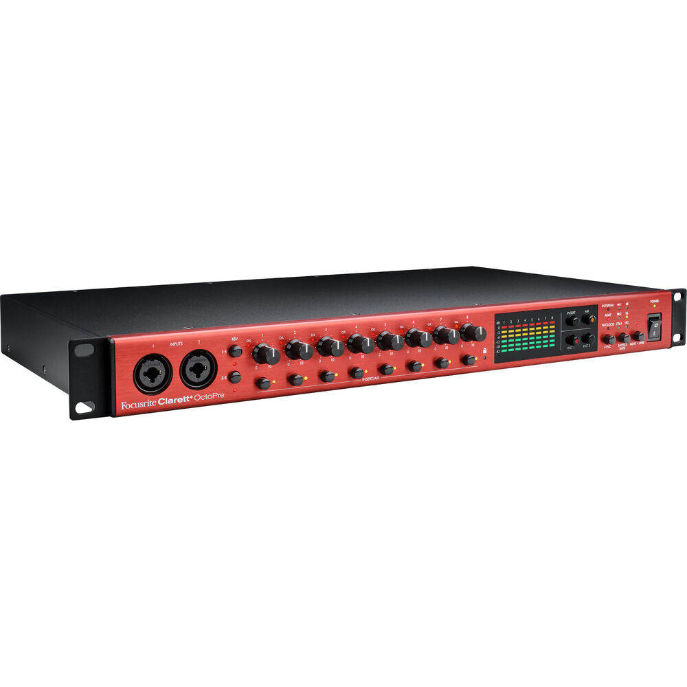 

Микрофонный предусилитель Focusrite Clarett+ OctoPre Eight-Channel CLARETT-PLUS-OCTOPRE