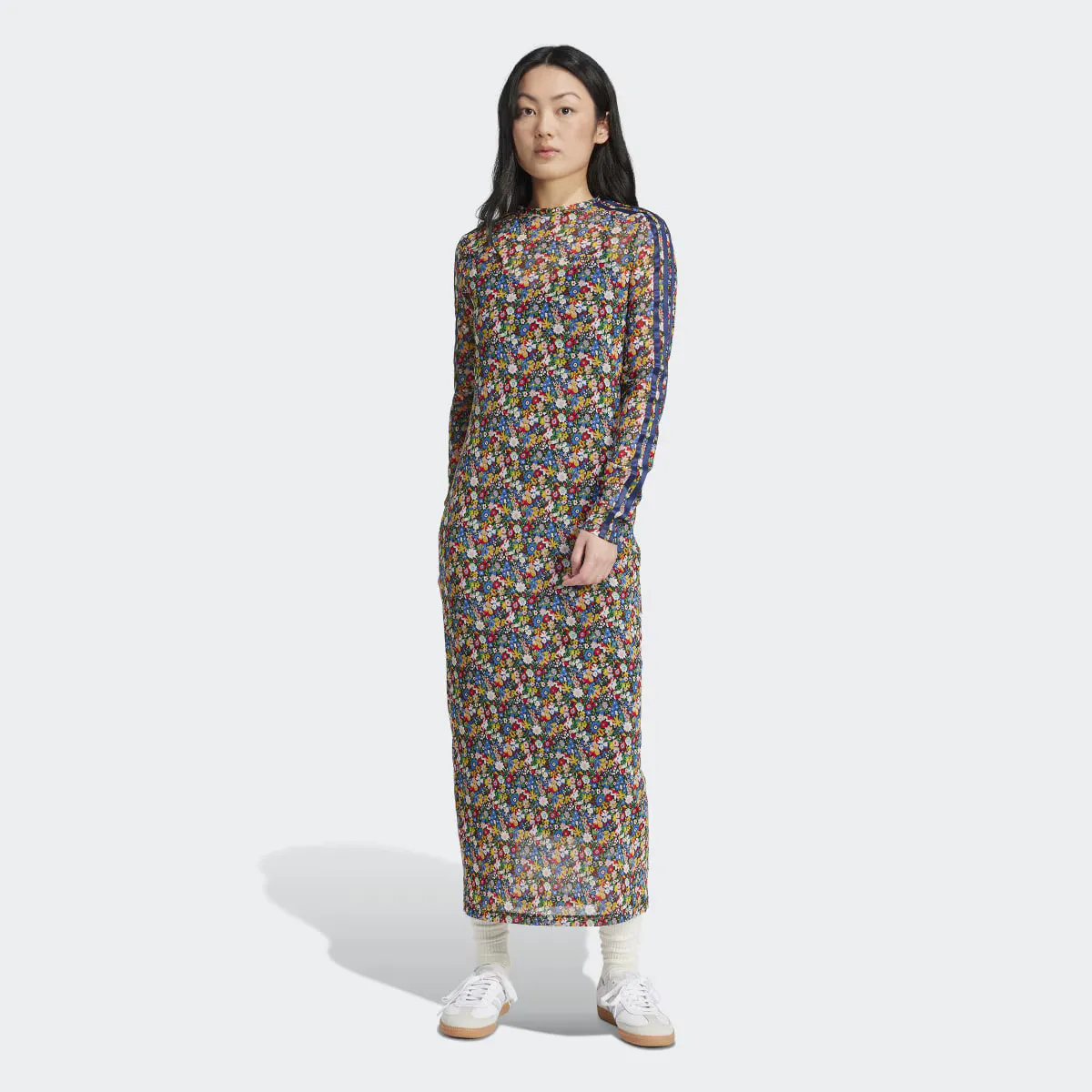 

Adidas Liberty London Сетчатое макси-платье, многоцветный