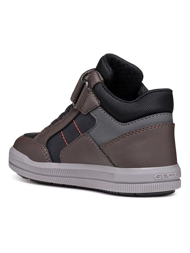 Высокие кроссовки Geox Sneakers Arzach, цвет Schwarz/Braun — фото 3