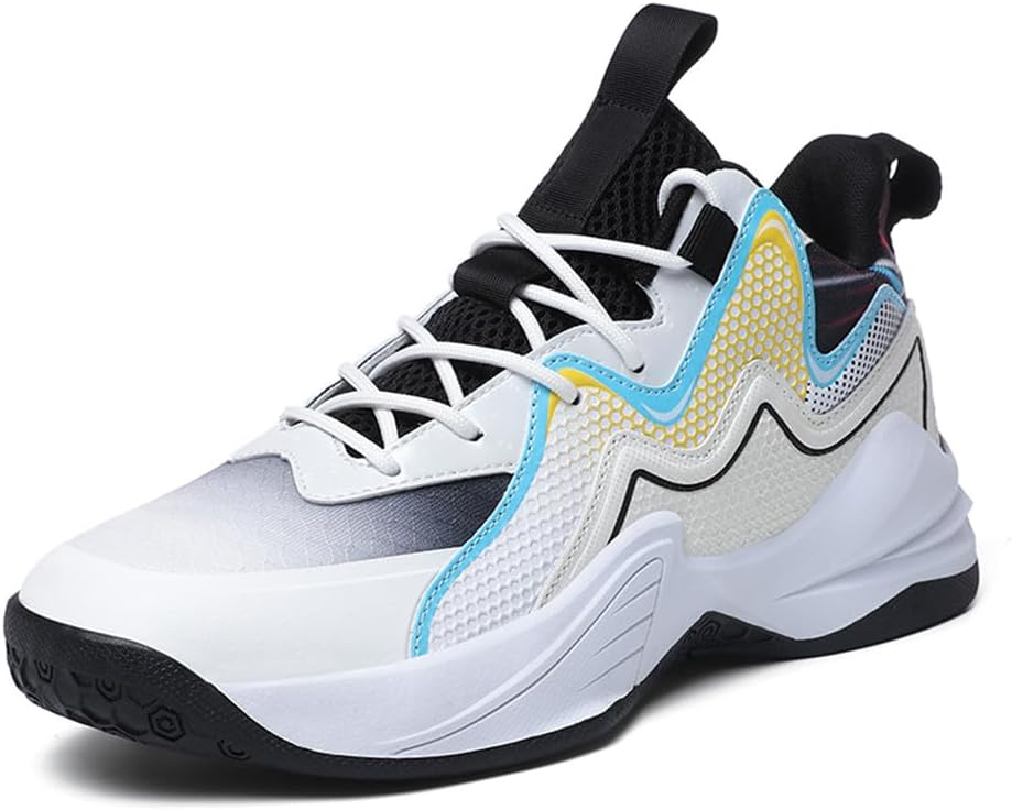 

Кожаные баскетбольные кроссовки MAUGELY для женщин и мужчин, универсальные, дышащие, спортивные беговые кроссовки для студентов, практических занятий и соревнований, черный