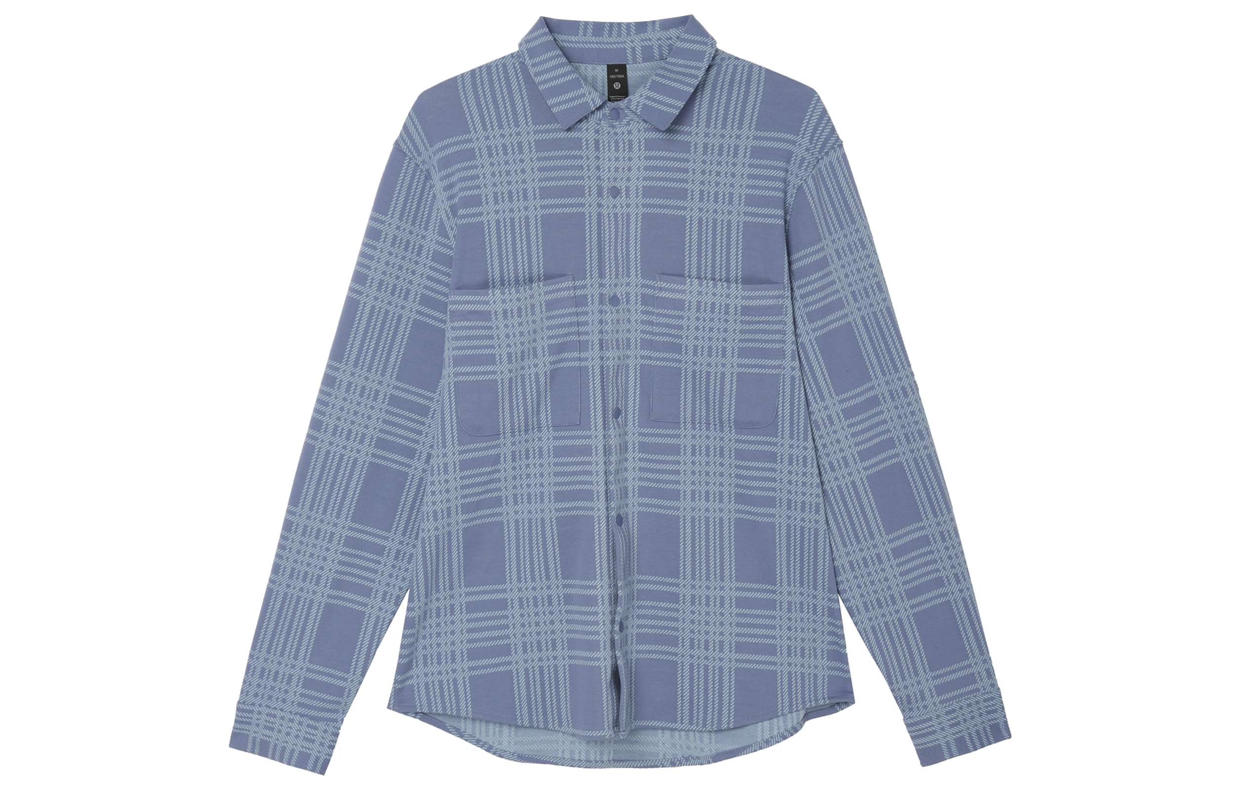 

Рубашка мужская Lululemon, Plaid Oasis Blue/RPCY
