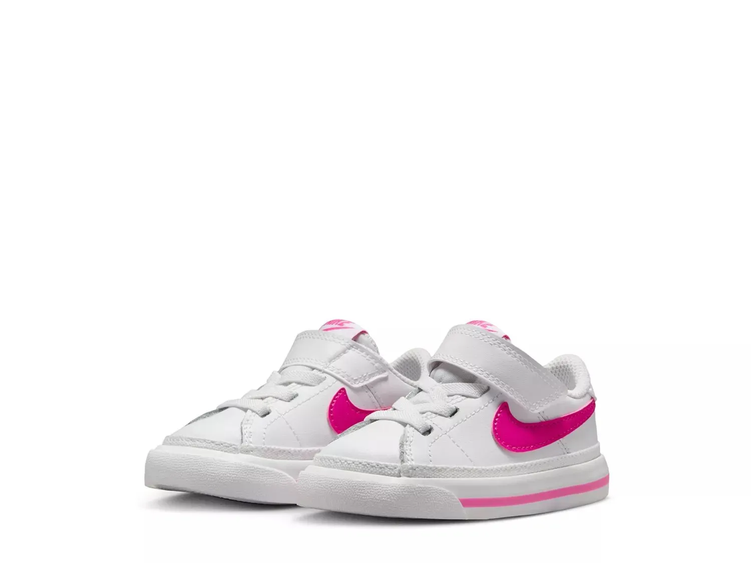 Кроссовки Nike Court Legacy — детские, белые/розовые — фото 3