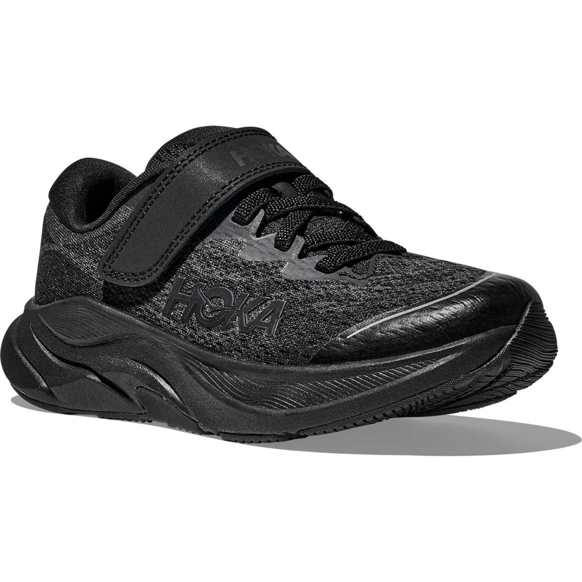 Детские кроссовки Rincon 4 для бега HOKA, Black/Black — фото 2
