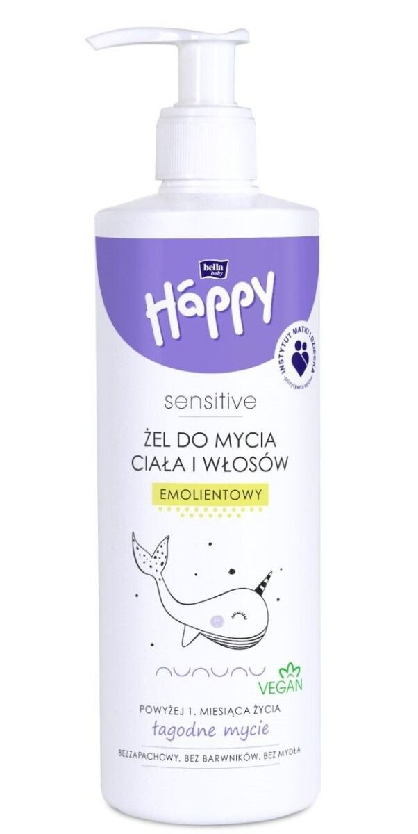 

Гель для мытья тела и волос для детей Bella Baby Happy 2w1, 400 мл