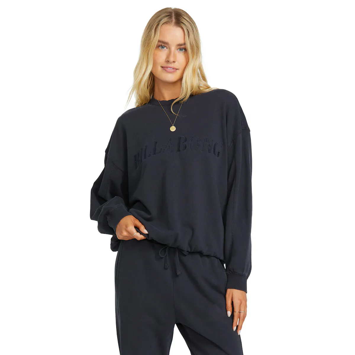 

Так что типичный женский свитшот Billabong, чёрный