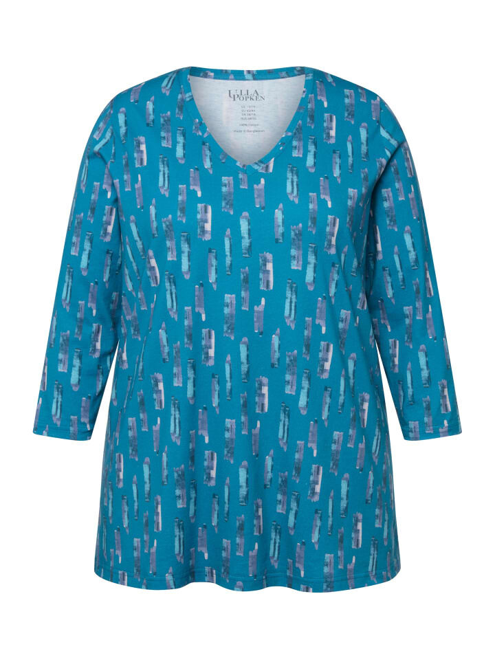 

Футболка Ulla Popken Longshirt, синий