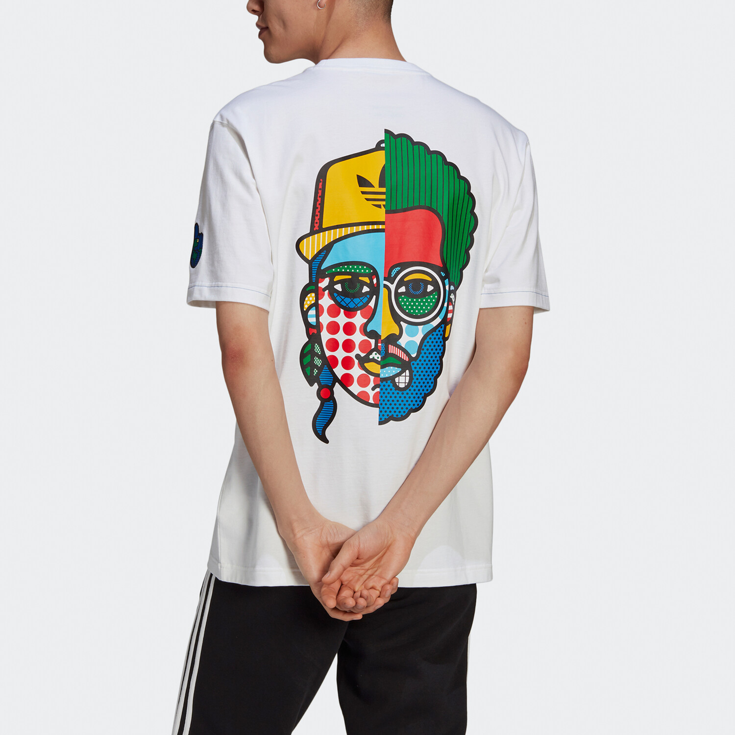 CRAIG & KARL Футболка мужская белая Adidas Originals, белый — фото 4