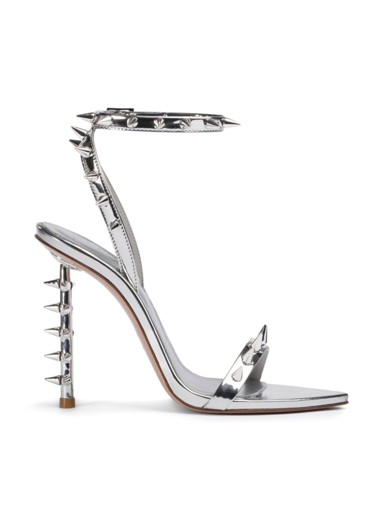 Le Silla босоножки Jagger 120 с шипами, серый