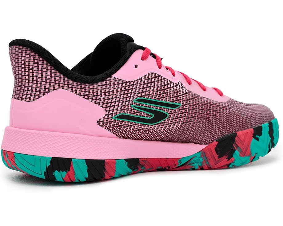 Мужские кроссовки SKECHERS Pickleball Viper Court Pro 2.0, Pink/Black — фото 3
