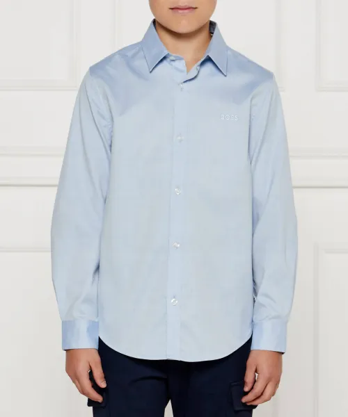 

Рубашка-Сорочка Regular fit Boss Kidswear, синий