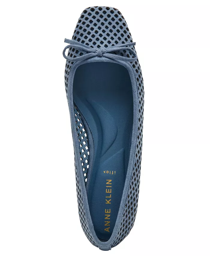 Женские балетки Aspen-P с мыском-сердечком Anne Klein, синий — фото 4
