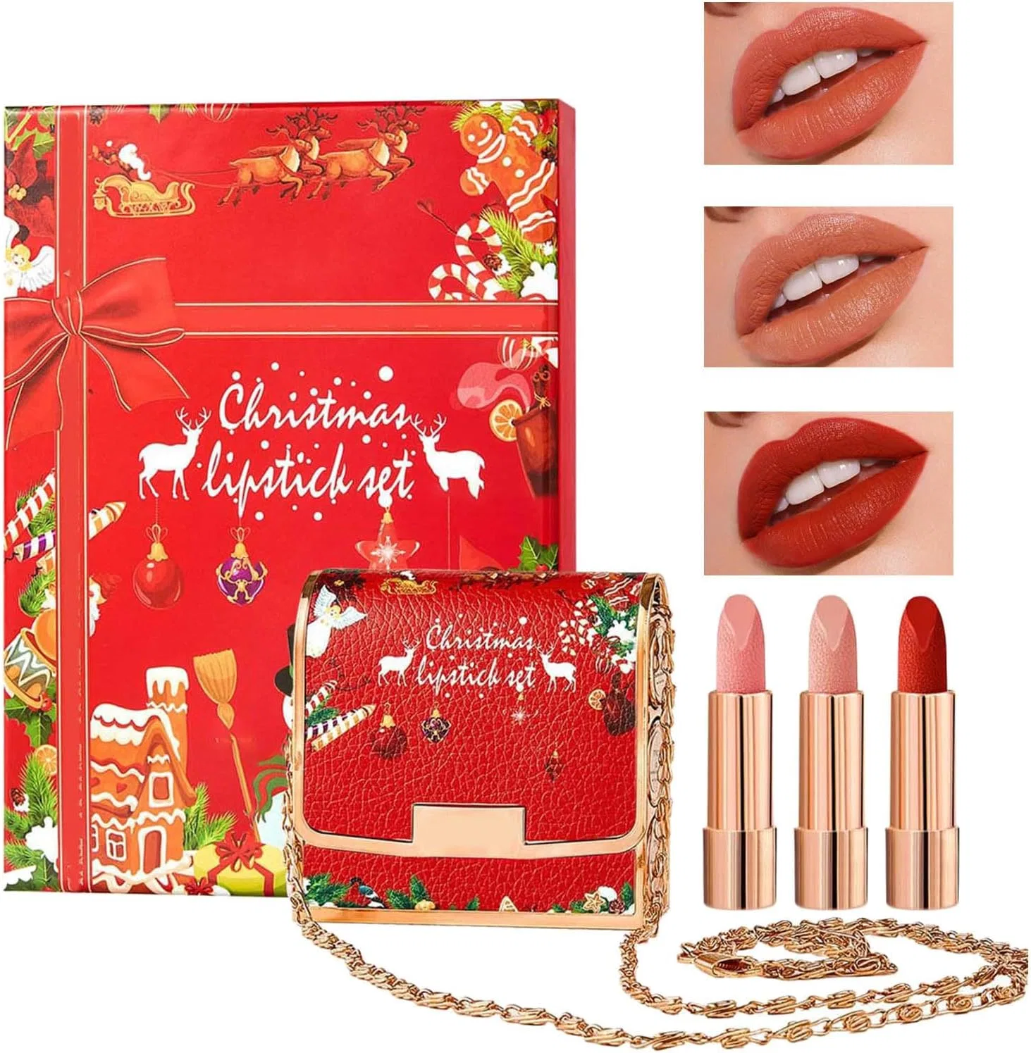 Блеск для губ Glasting Color Gloss стойкий увлажняющий красный — фото 2