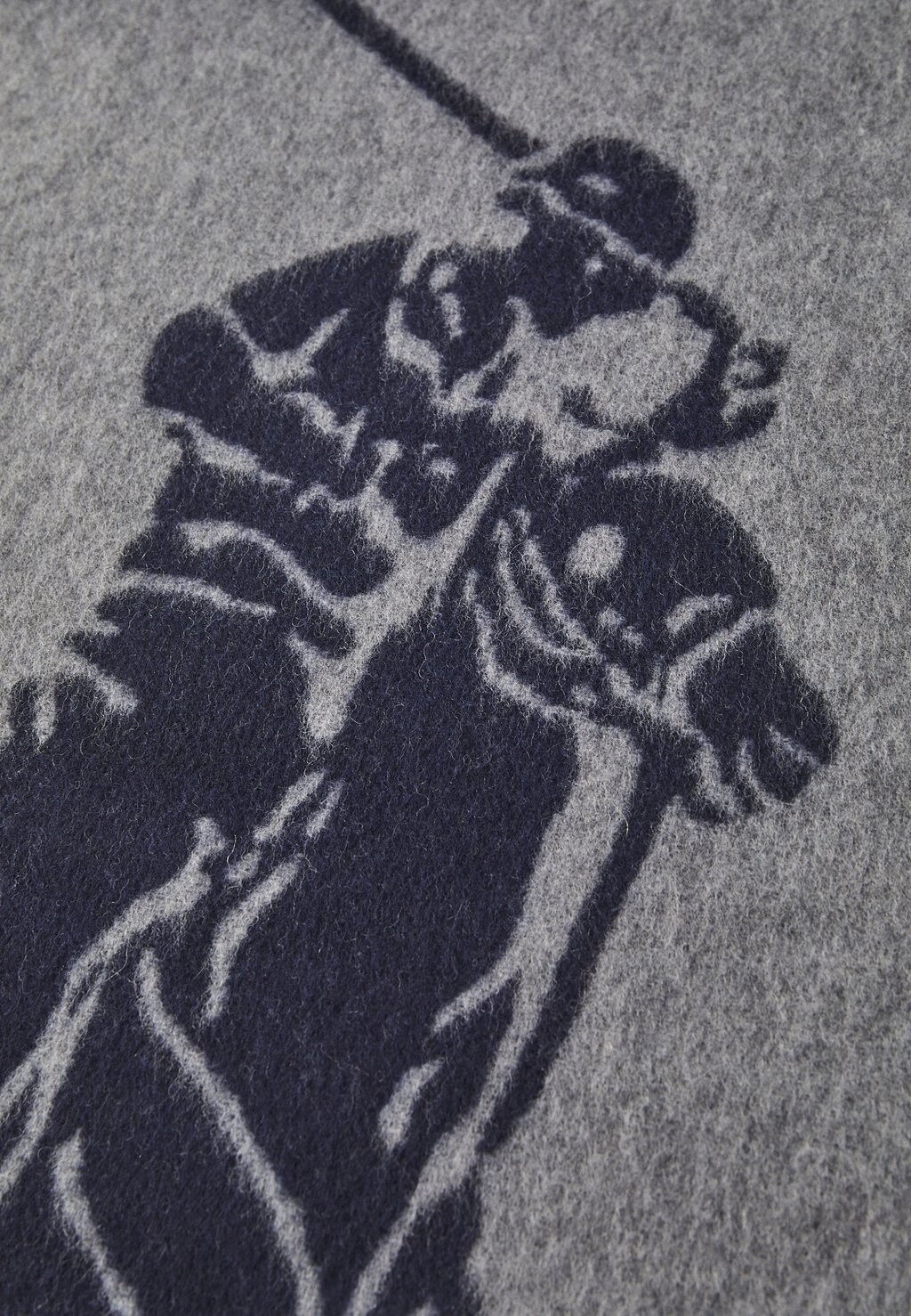 

Шарф SCARF OBLONG UNISEX Polo Ralph Lauren, темно-синий