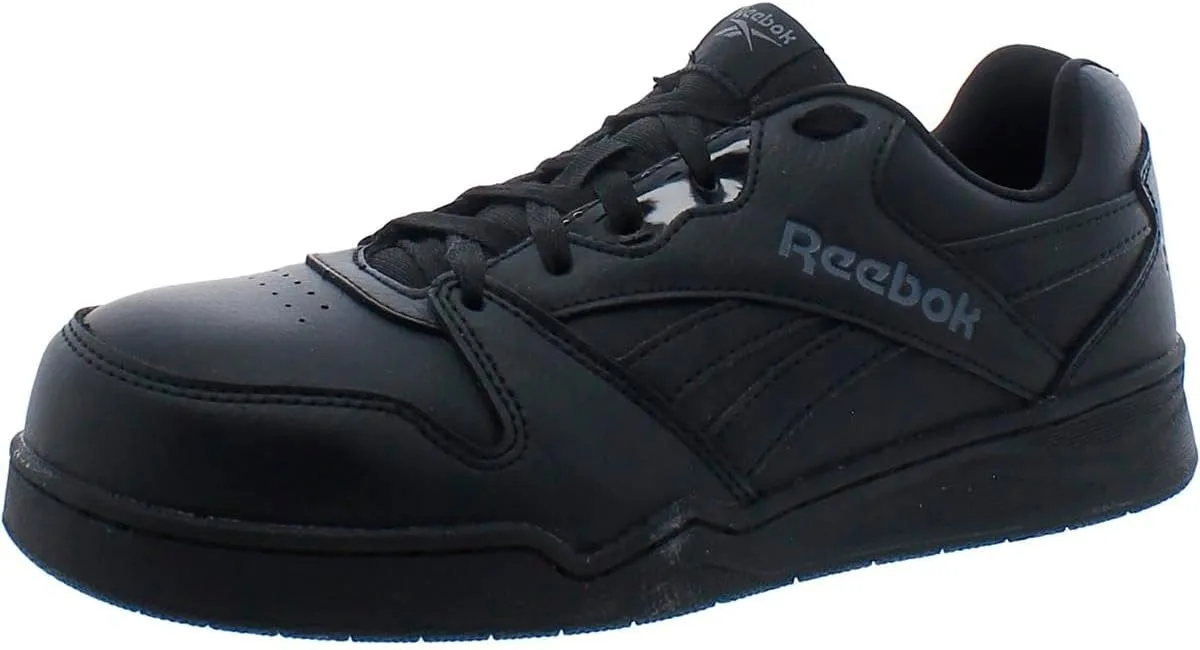 Мужские кроссовки Reebok BB4500 имеют защитный носок и подходят для использования в коммерческих целях при выполнении строительных работ, мультиколор