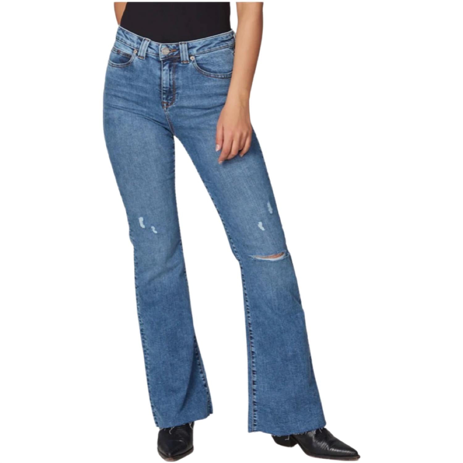 

Джинсы Alice High Rise Flare в цвете Blue Mist Lola Jeans
