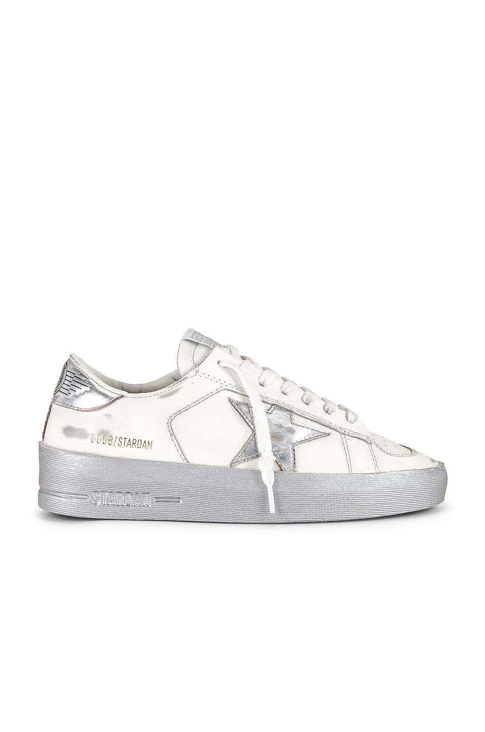 

Кроссовки Golden Goose Stardan, цвет White & Silver, Белый, Кроссовки Golden Goose Stardan, цвет White & Silver