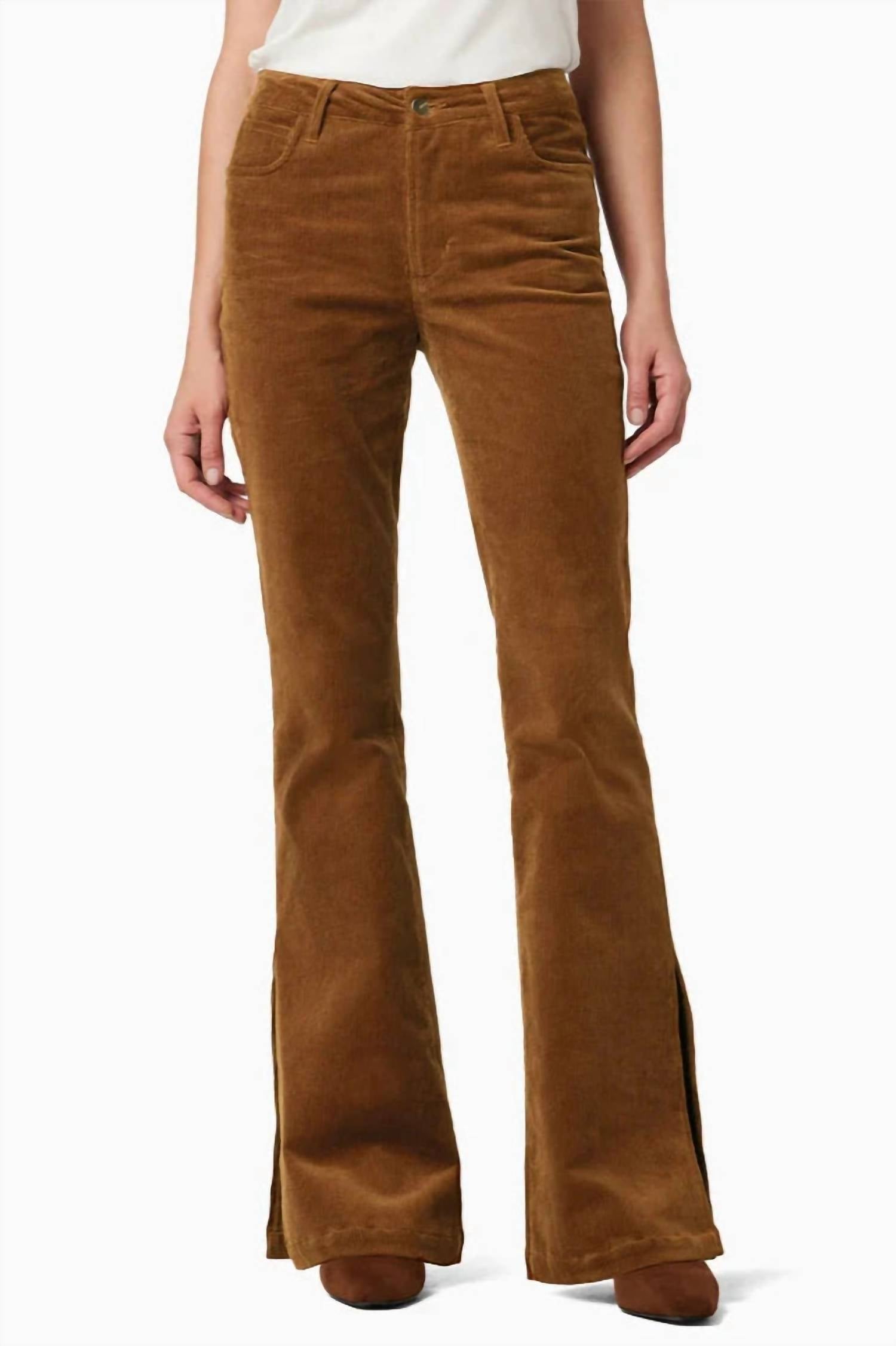 

Джинсы Frankie Bootcut Wide Hem с жареным пекановым вкусом JOE'S Jeans, цвет roasted pecan