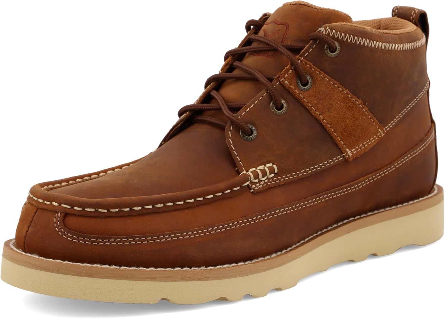 

Ботинки Twisted X Men's с 10 см клиновидной подошвой, с круглым носком, Oiled Saddle