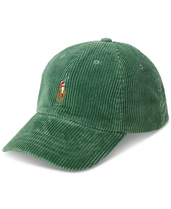 

Мужская вельветовая бейсболка Polo Ralph Lauren, зеленый