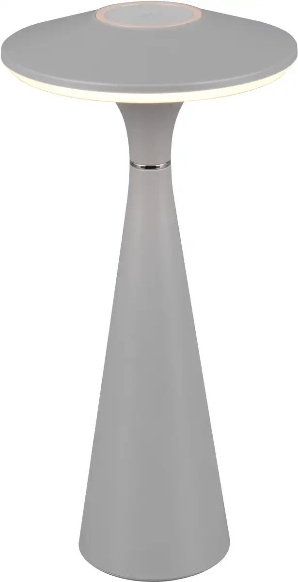 

TRIO Leuchten Светодиодная настольная лампа для наружного освещения "TORREZ" Ø 14,0 см, Высота: 28,5 см, серый