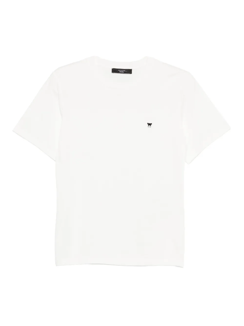 

Футболка с вышитым логотипом Weekend Max Mara, белый