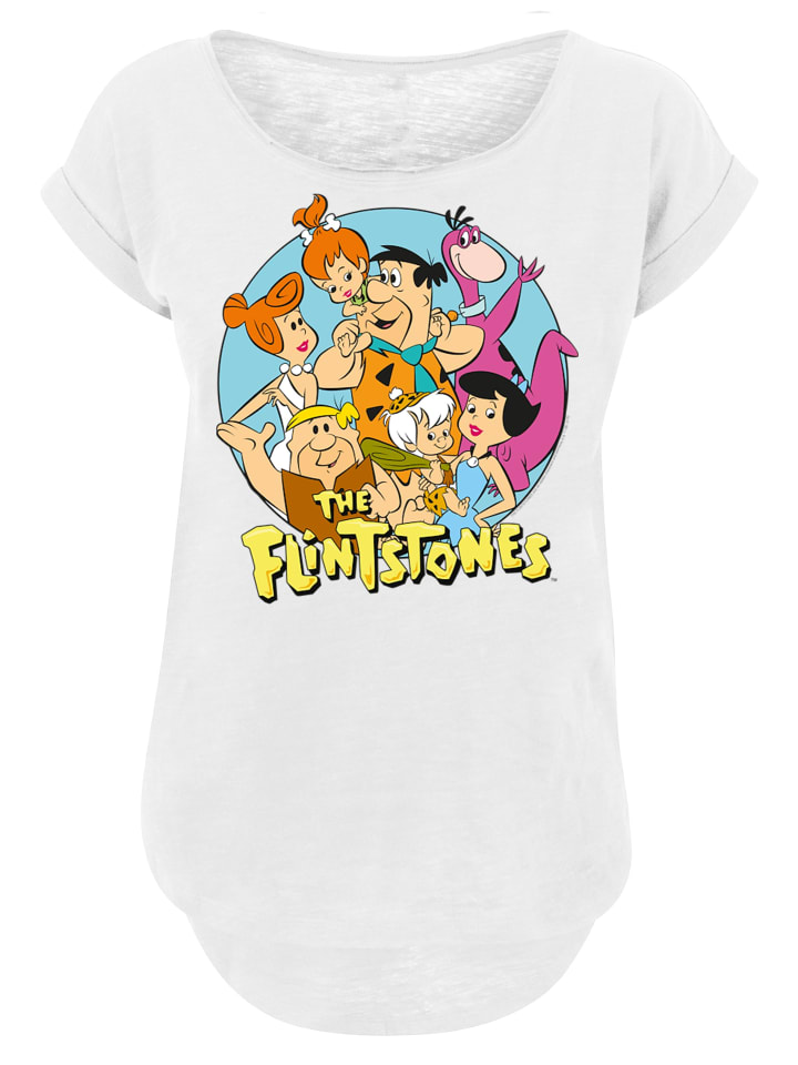 

Футболка с длинными рукавами The Flintstones Group Circle белого цвета F4NT4STIC, Белый, Футболка с длинными рукавами The Flintstones Group Circle белого цвета F4NT4STIC