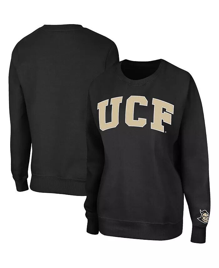 

Женский черный пуловер с логотипом UCF Knights Campanile Colosseum