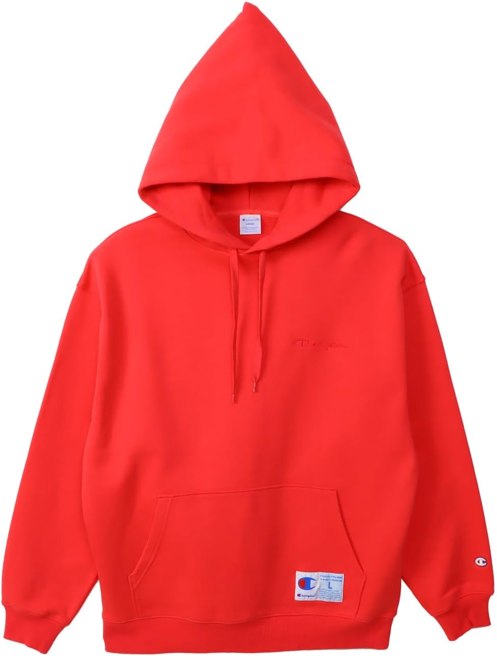 

Мужская толстовка Champion с длинными рукавами, на флисовой подкладке, с капюшоном, свободного кроя, в спортивном стиле C3-Z101, белый/темно-синий