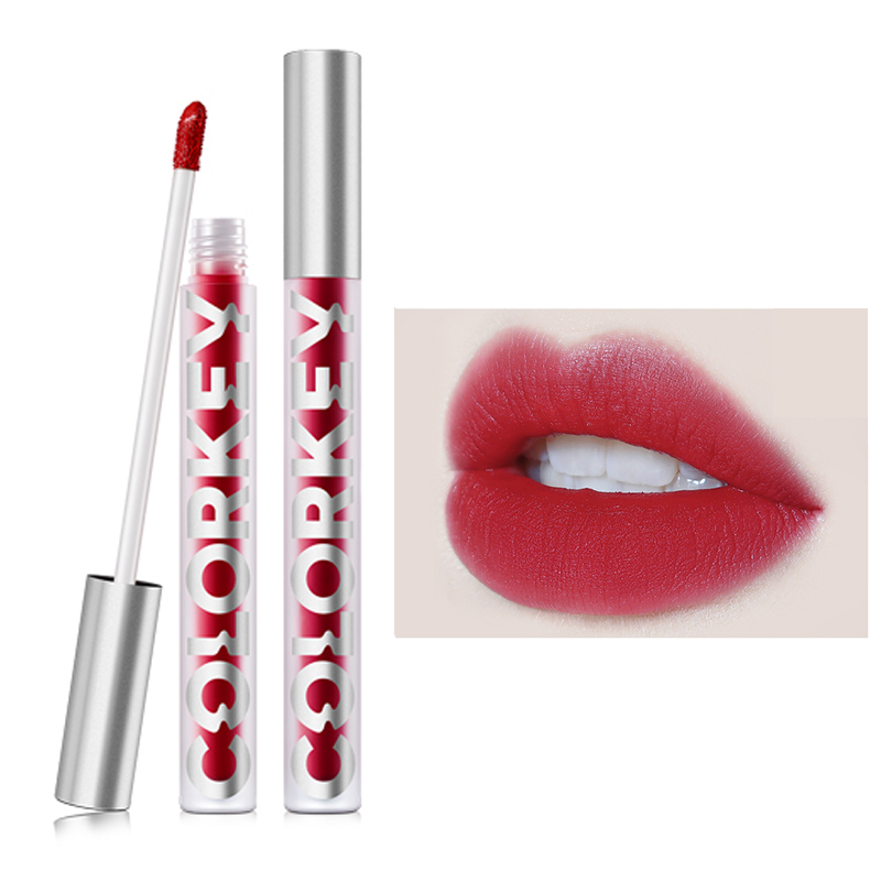 

Бархатный воздушный круглый тюбик блеск для губ мягкий матовый натуральный стойкий несмазываемый 1,7 г Colorkey