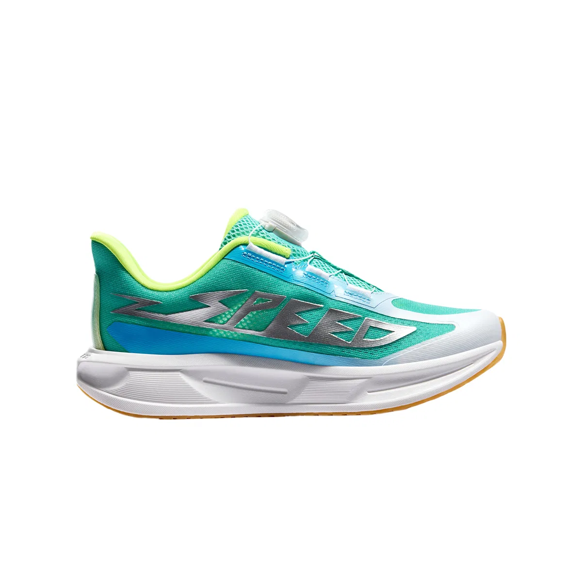 Кроссовки Fabric Low Top Running Shoes Kids' FILA KIDS, Washed Green/FILA White — фото 3