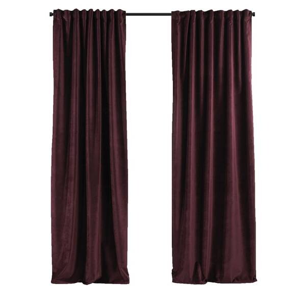 

Бархатная штора Puude Home Design 280200, 25x1x280 см цвет mahagoni dekor