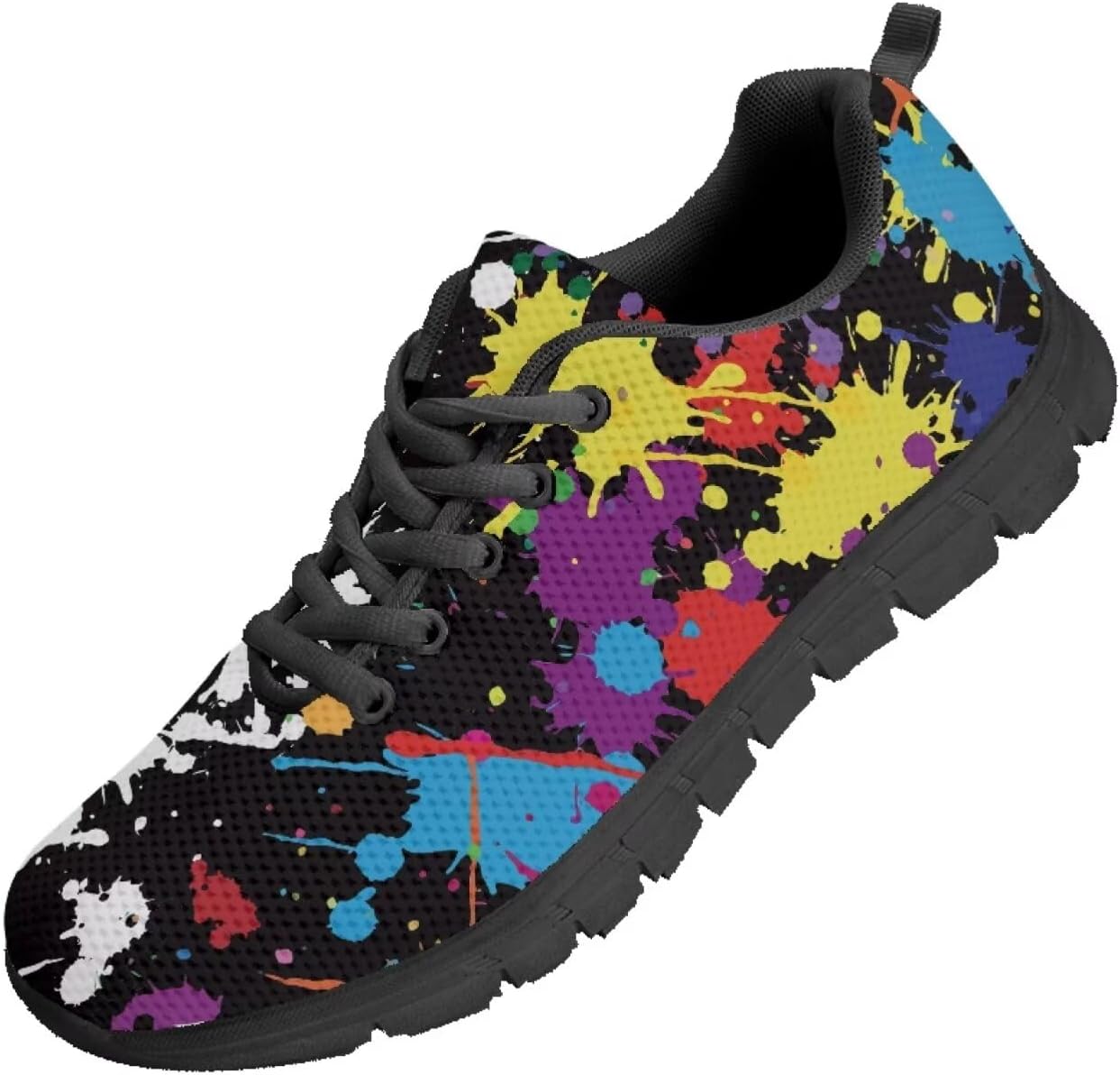 

Мужские кроссовки Funnydude Funny Print для бега, осенние удобные легкие кроссовки для тренировок, Cow Print