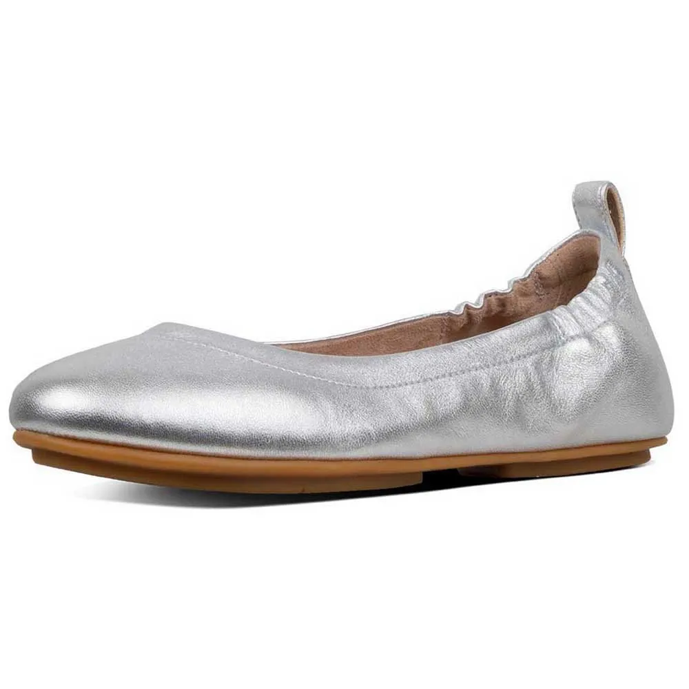 Балетки Fitflop Allegro, серебряный