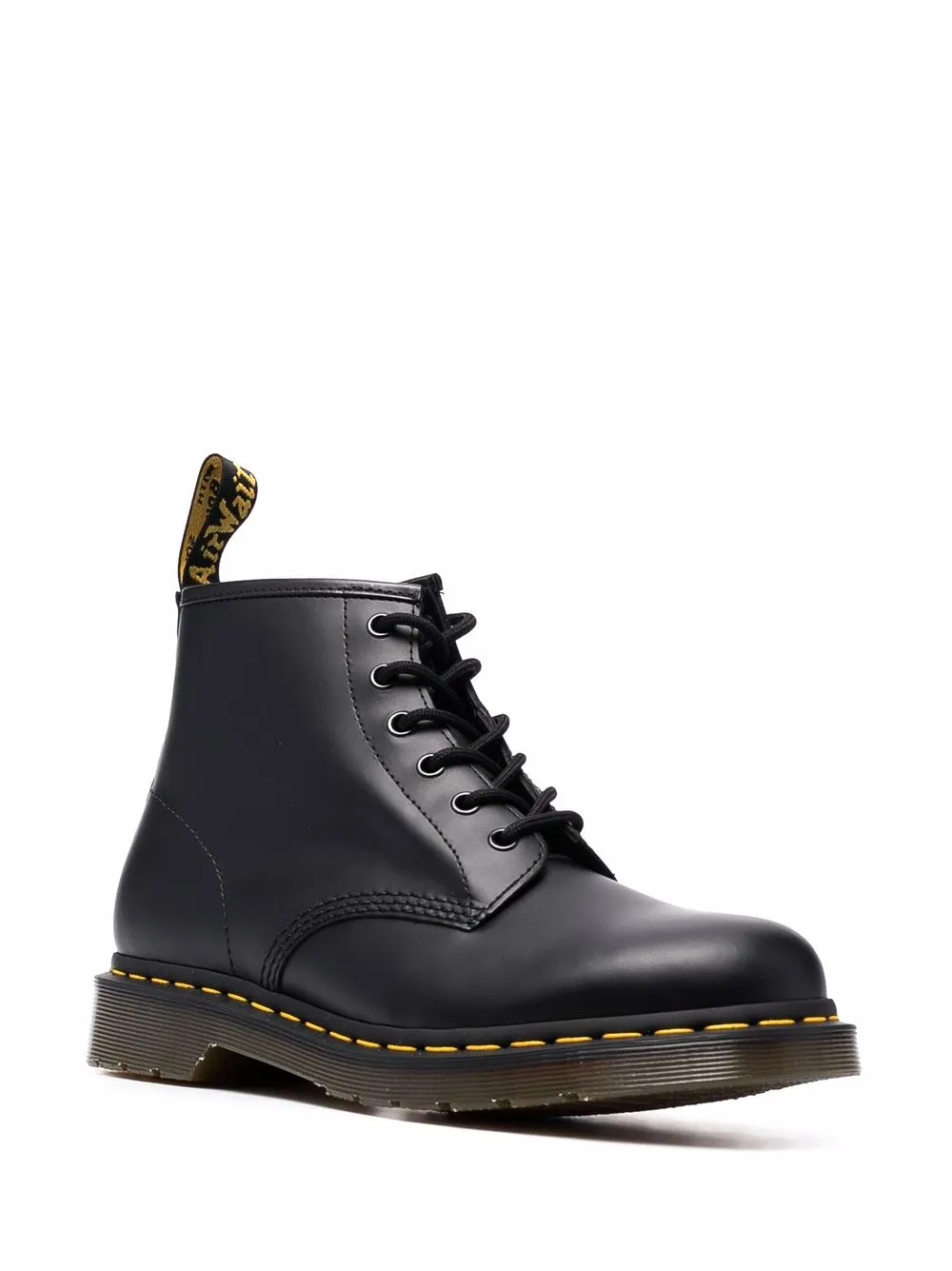Мужские ботинки Dr. Martens 101 на шнуровке кожаные, черный — фото 2