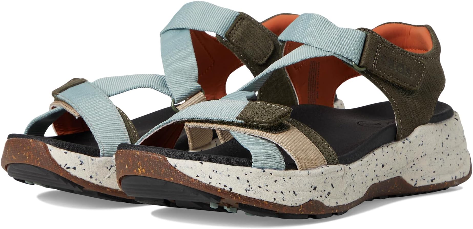 Сандалии Taos Footwear Super Z, цвет Sage/Olive Multi