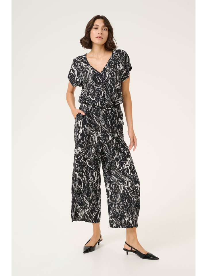 

Комбинезон Kaffe, цвет black/chalk graphic print