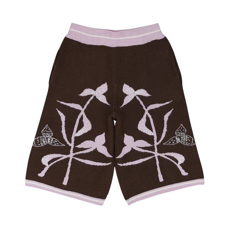 

Шорты Birth Of Royal Child Iris Knit Cropped Shorts 'Pink/Brown', коричневый