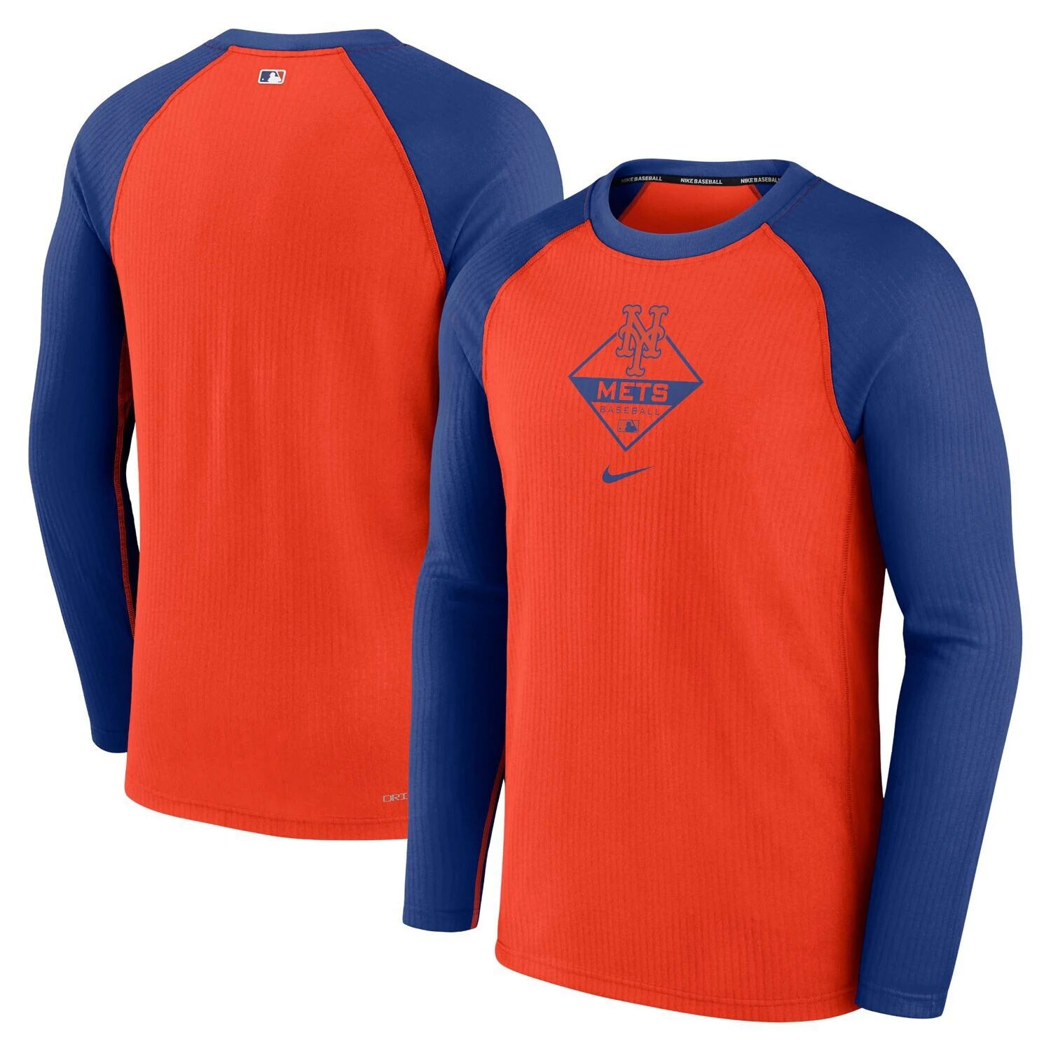 

Мужская оранжевая/королевская футболка New York Mets Game Authentic Collection Performance с длинным рукавом реглан Nike, Оранжевый, Мужская оранжевая/королевская футболка New York Mets Game Authentic Collection Performance с длинным рукавом реглан Nike