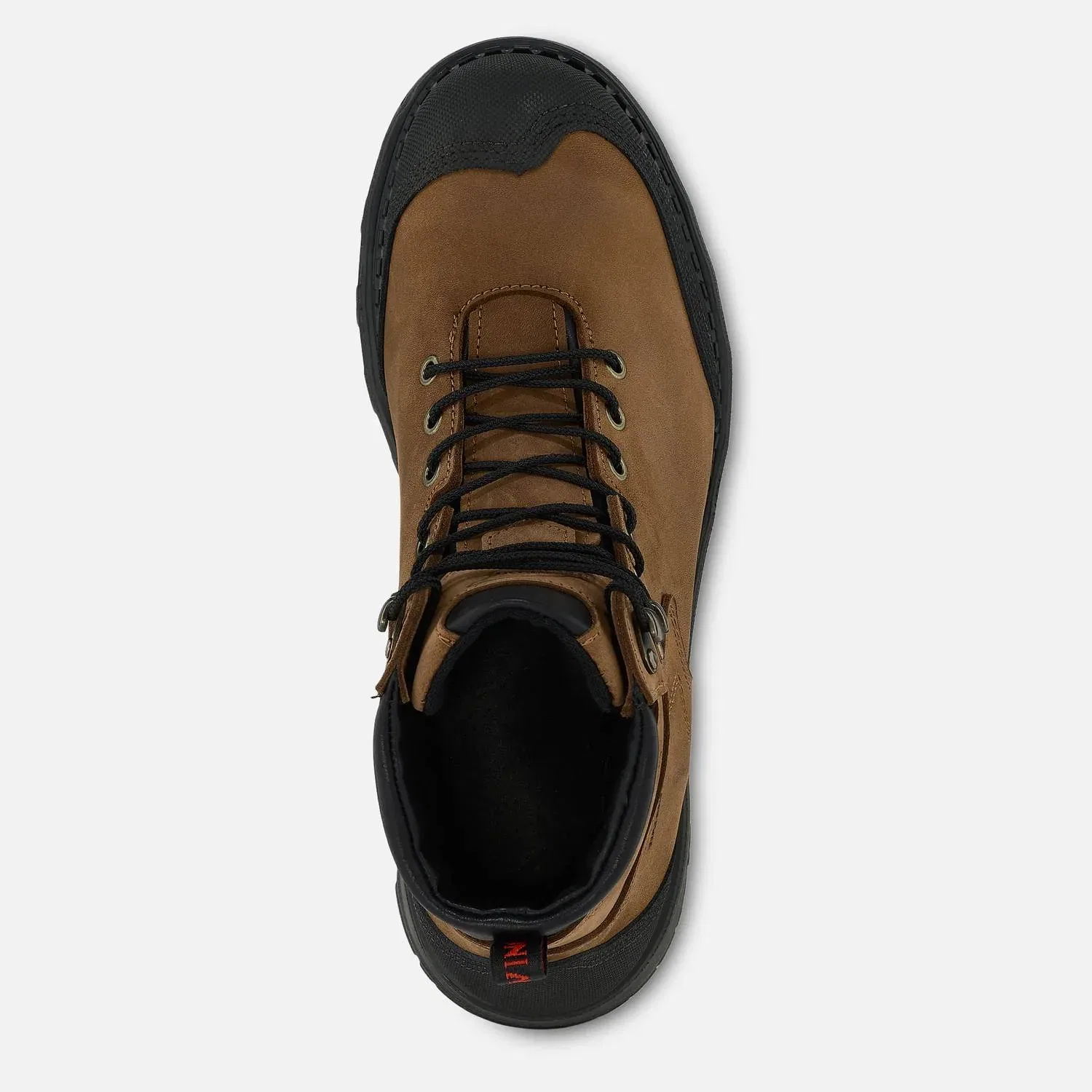 Red Wing Shoes Мужские водонепроницаемые защитные ботинки Burnside высотой 6 дюймов, бежевого цвета — фото 4