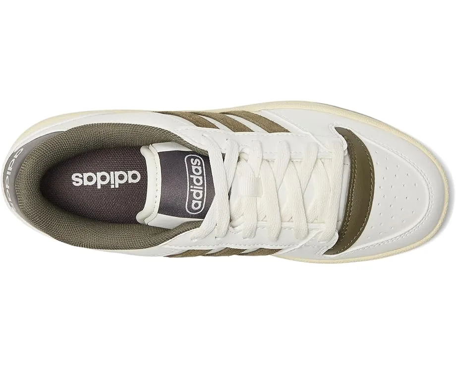 Кроссовки Adidas Kids Break Start Shoes, White/Olive Strata/Charcoal — фото 2