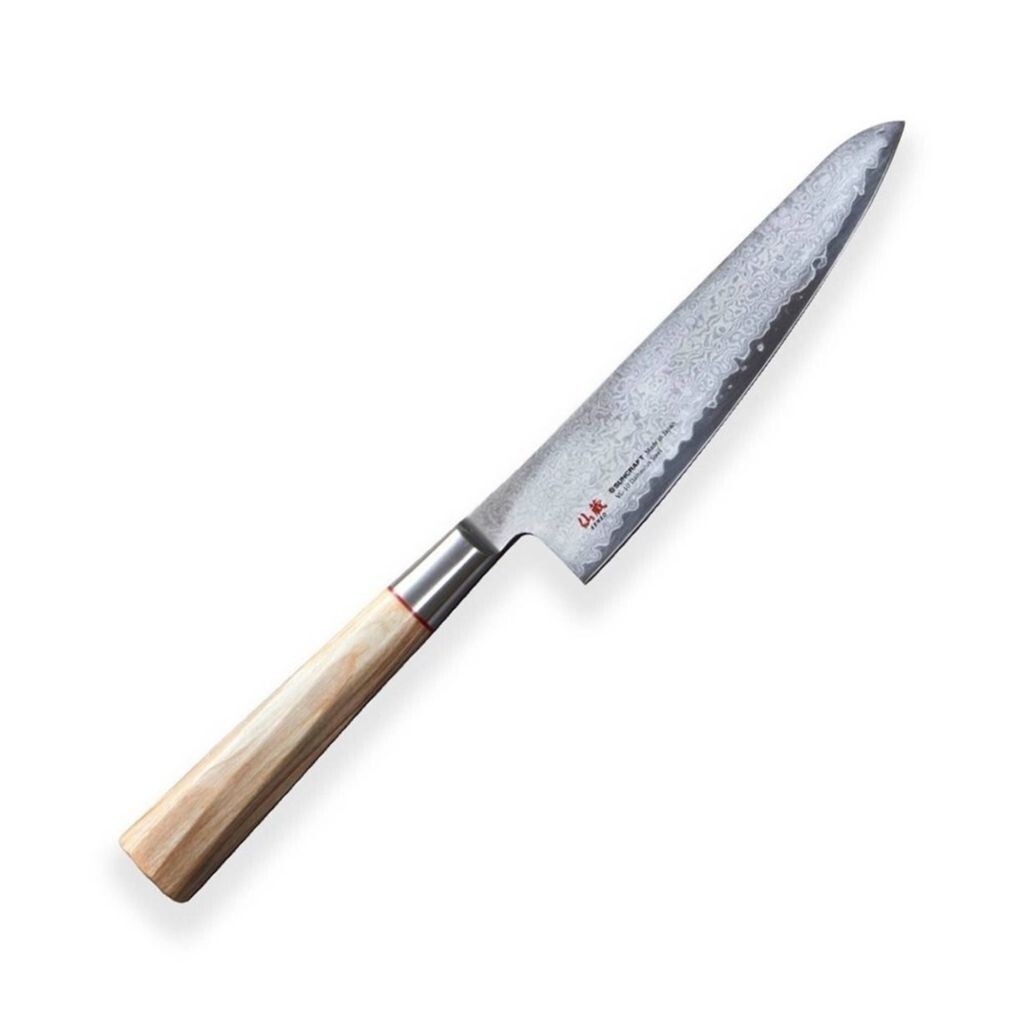 

Кухонный нож Suncraft SENZO TWISTED OCTAGON Santoku маленький 143 мм [TO-03]