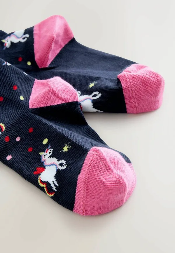 Колготки с изображением богатого единорога Next, Navy Blue — фото 2