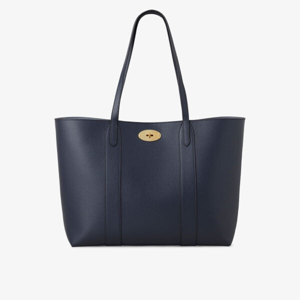 

Кожаная сумка-тоут bayswater Mulberry, синий
