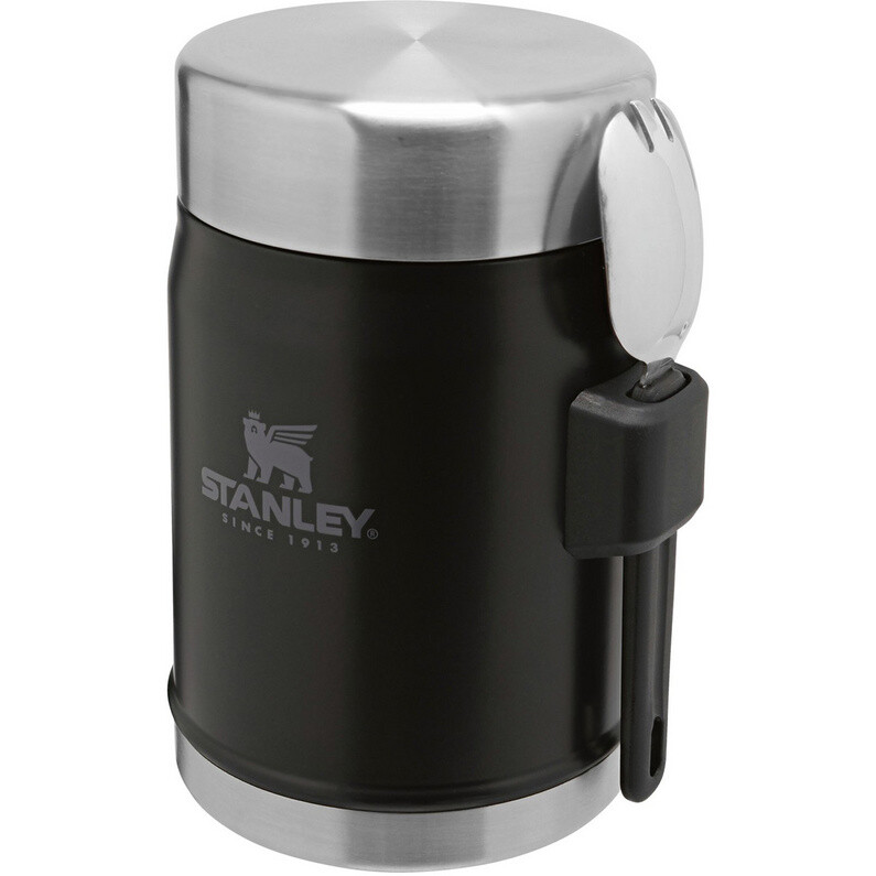 

Классическая банка для еды + спор Stanley, черный