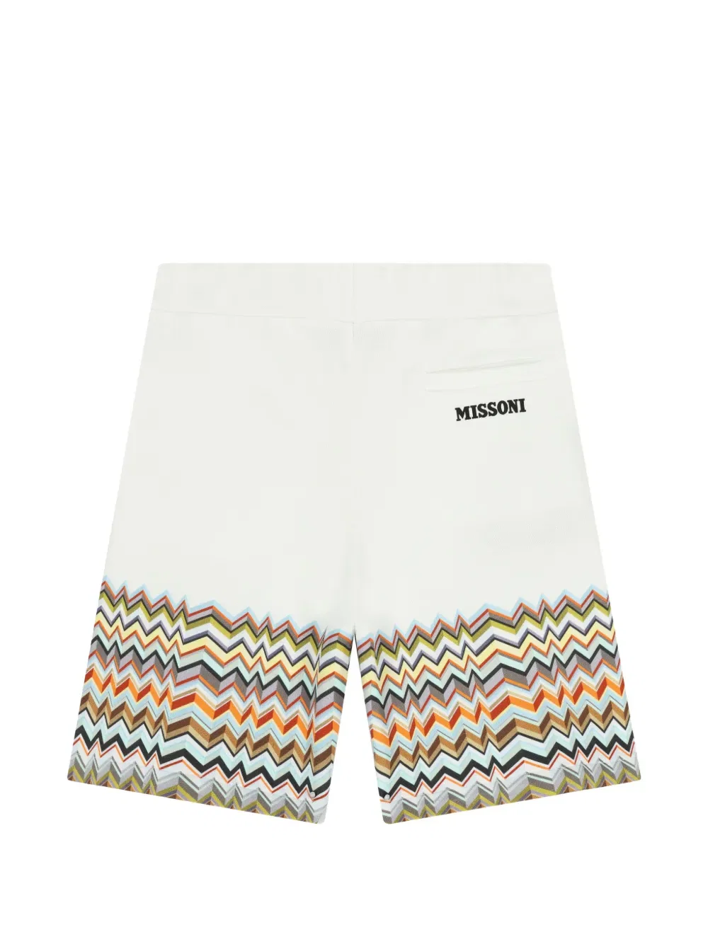 Шорты «зигзаг» Missoni Kids, белый — фото 2