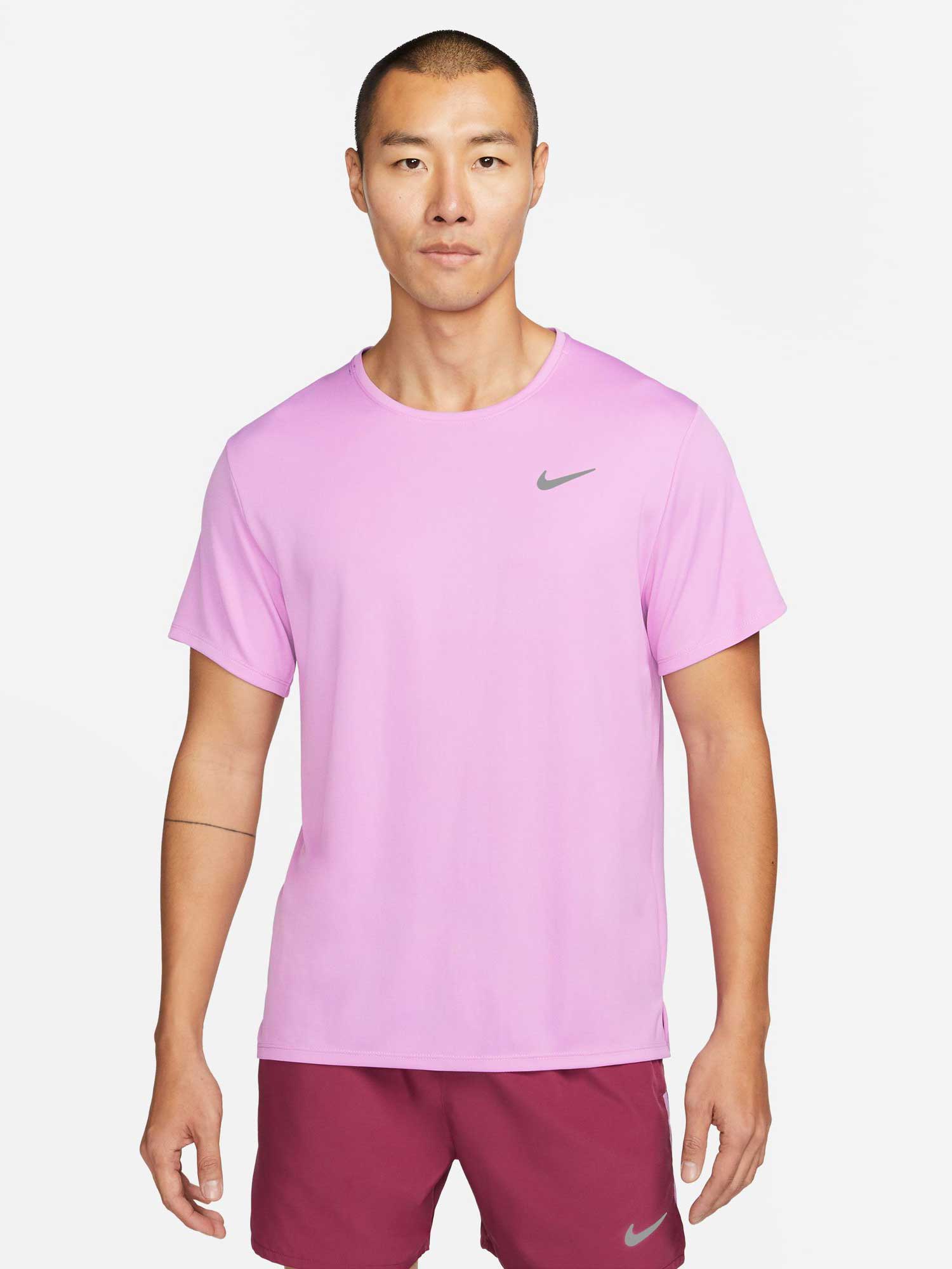 

Футболка Nike M NK DF UV MILER SS, розовый