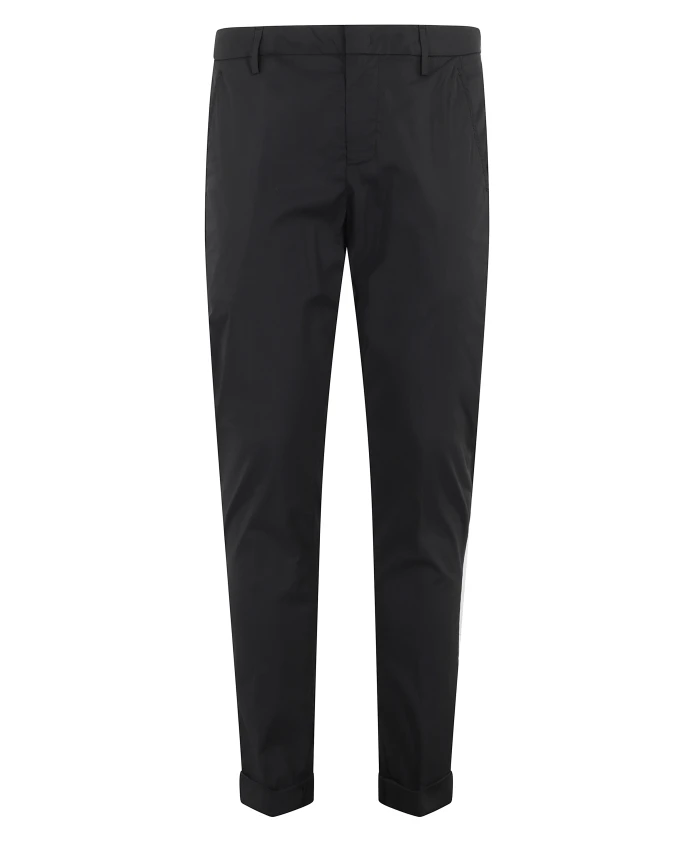 

Брюки-Чиносы из поплина, зауженный крой Dondup, черный