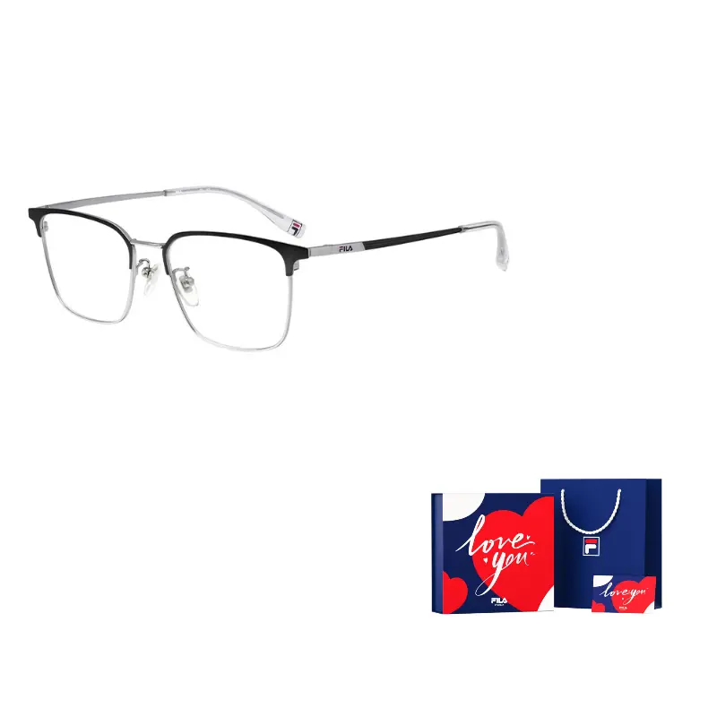 

FILA Титановые очковые оправы унисекс в стиле бабочка, 0H48 Matte Grey/Silver